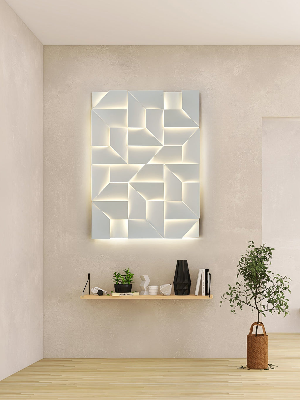 Shadows Grand Plug-in Sconce