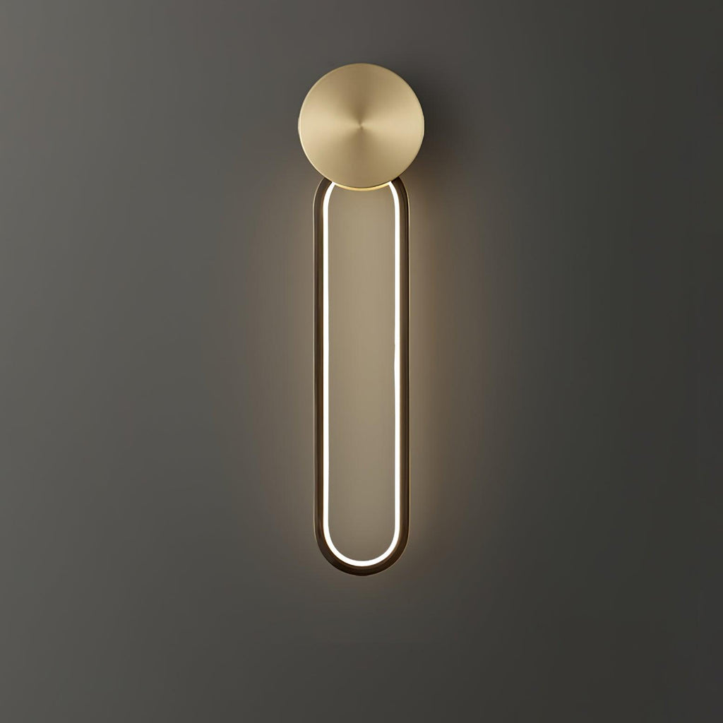 Simple Elliptical Wall Sconce
