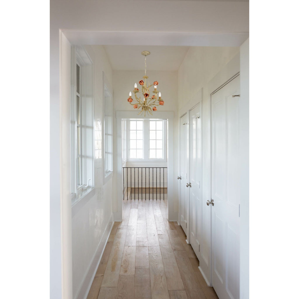 Southport Sage Rose Chandelier