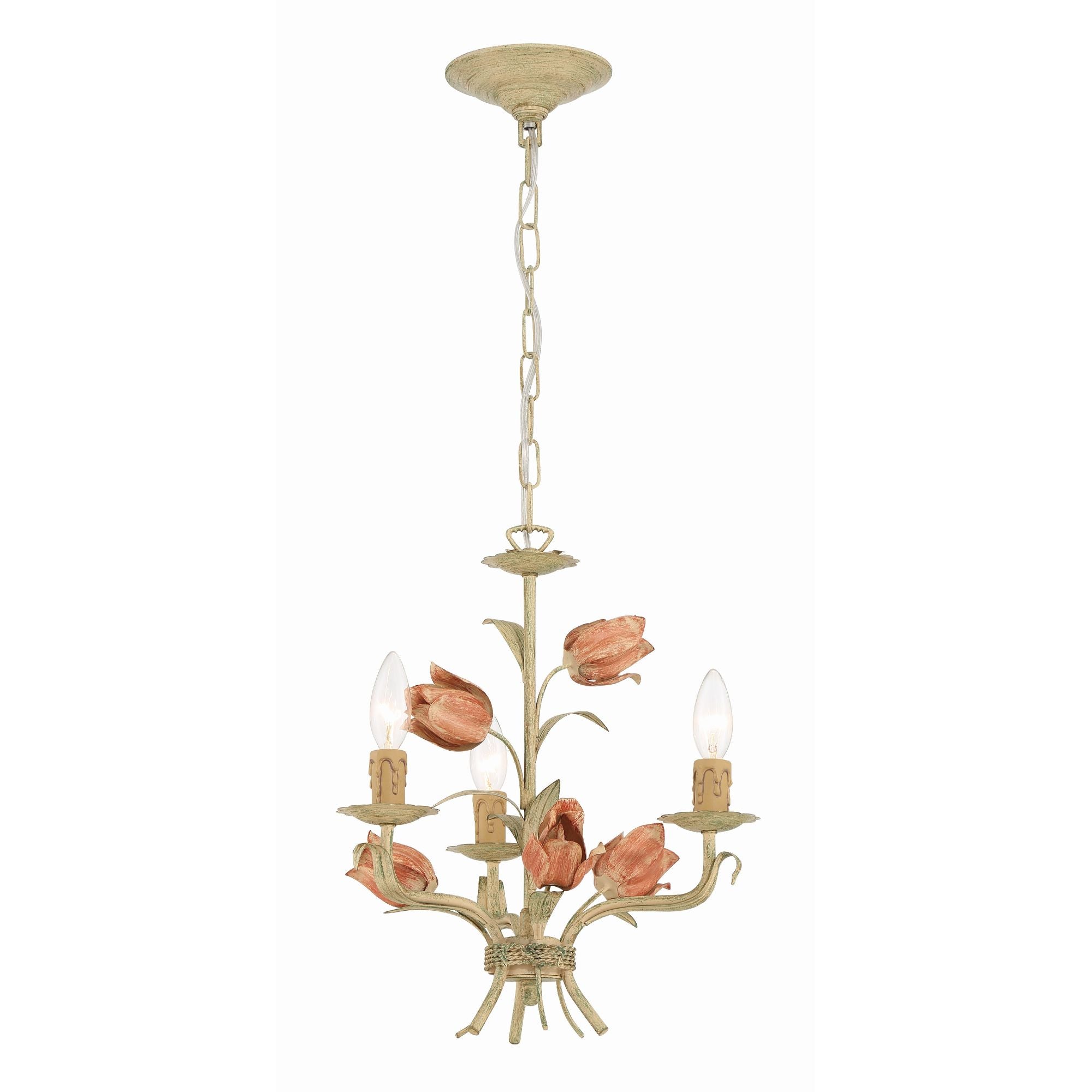 Southport Sage Rose Chandelier