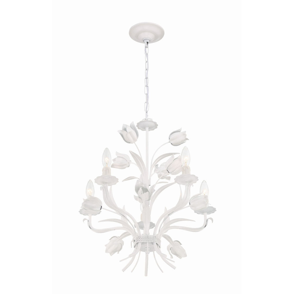 Southport Sage Rose Chandelier