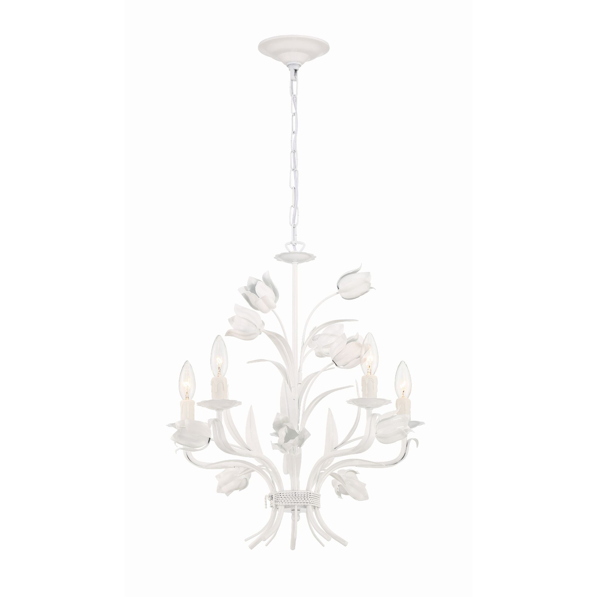Southport Sage Rose Chandelier