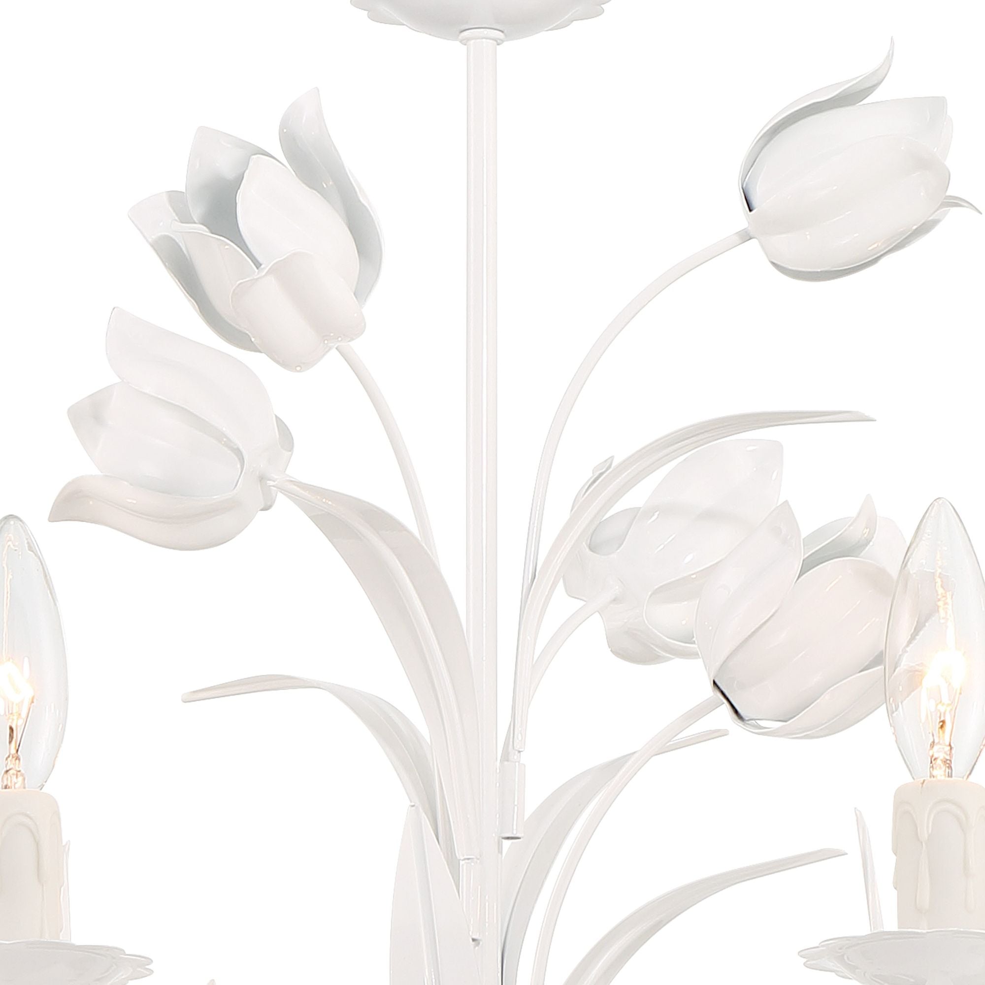 Southport Sage Rose Chandelier