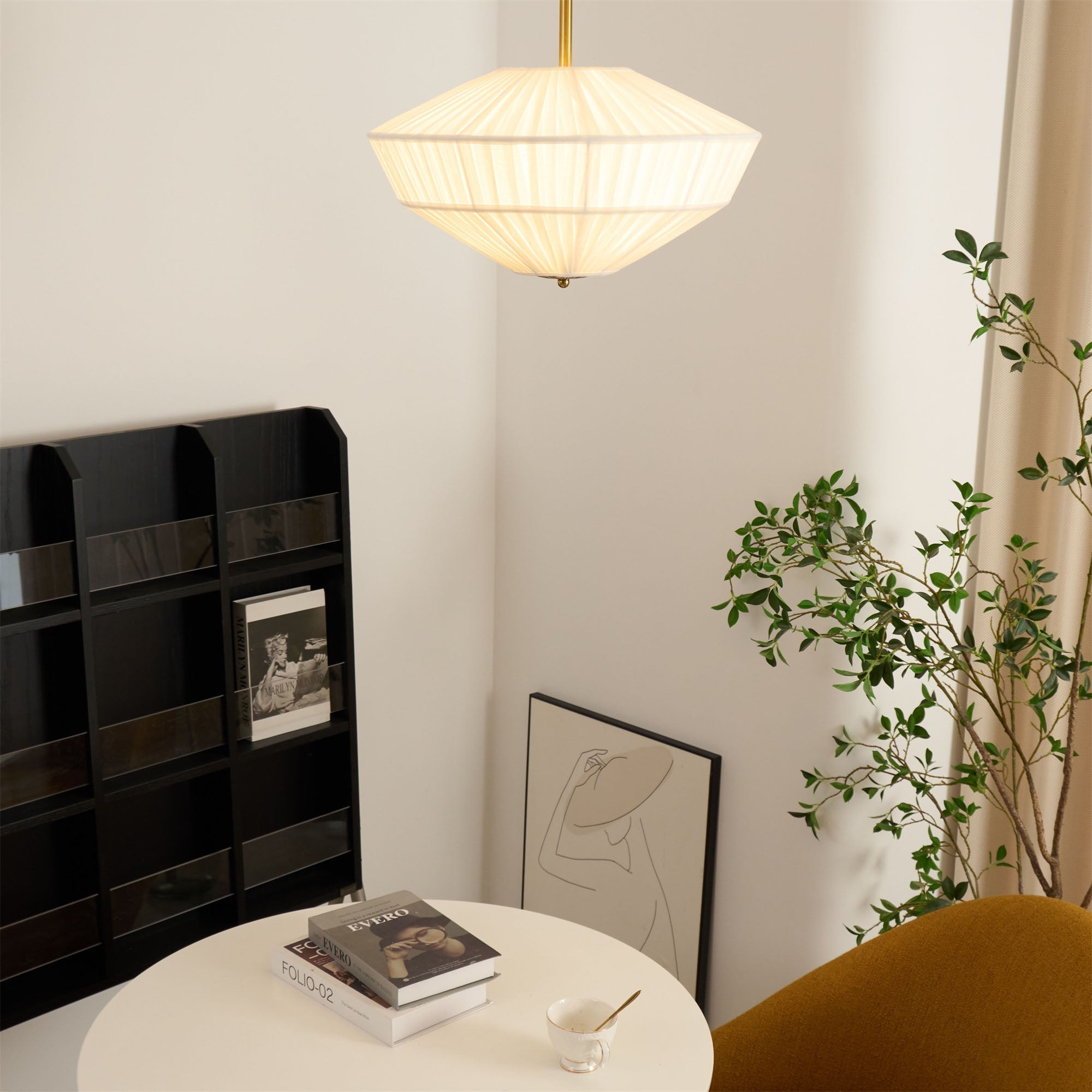 Stefanie Pleated Ceiling Lamp