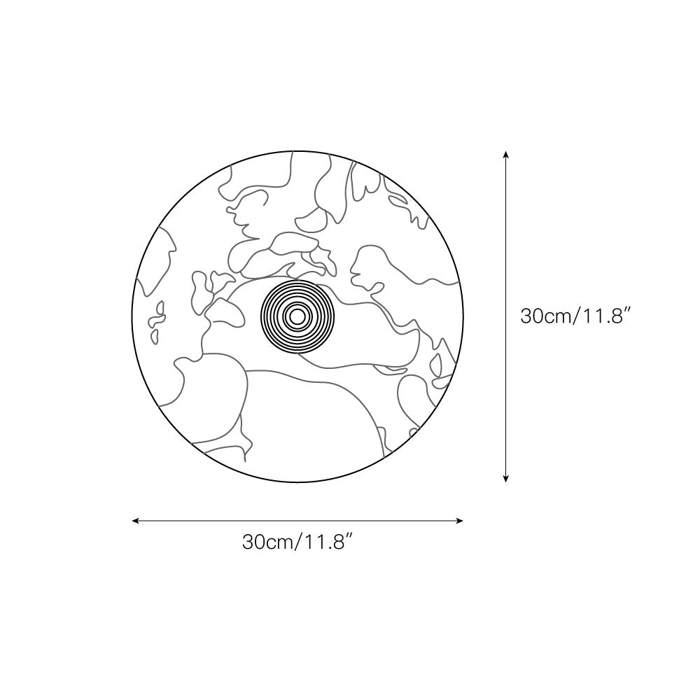 Calacatta Round Marble Sconce