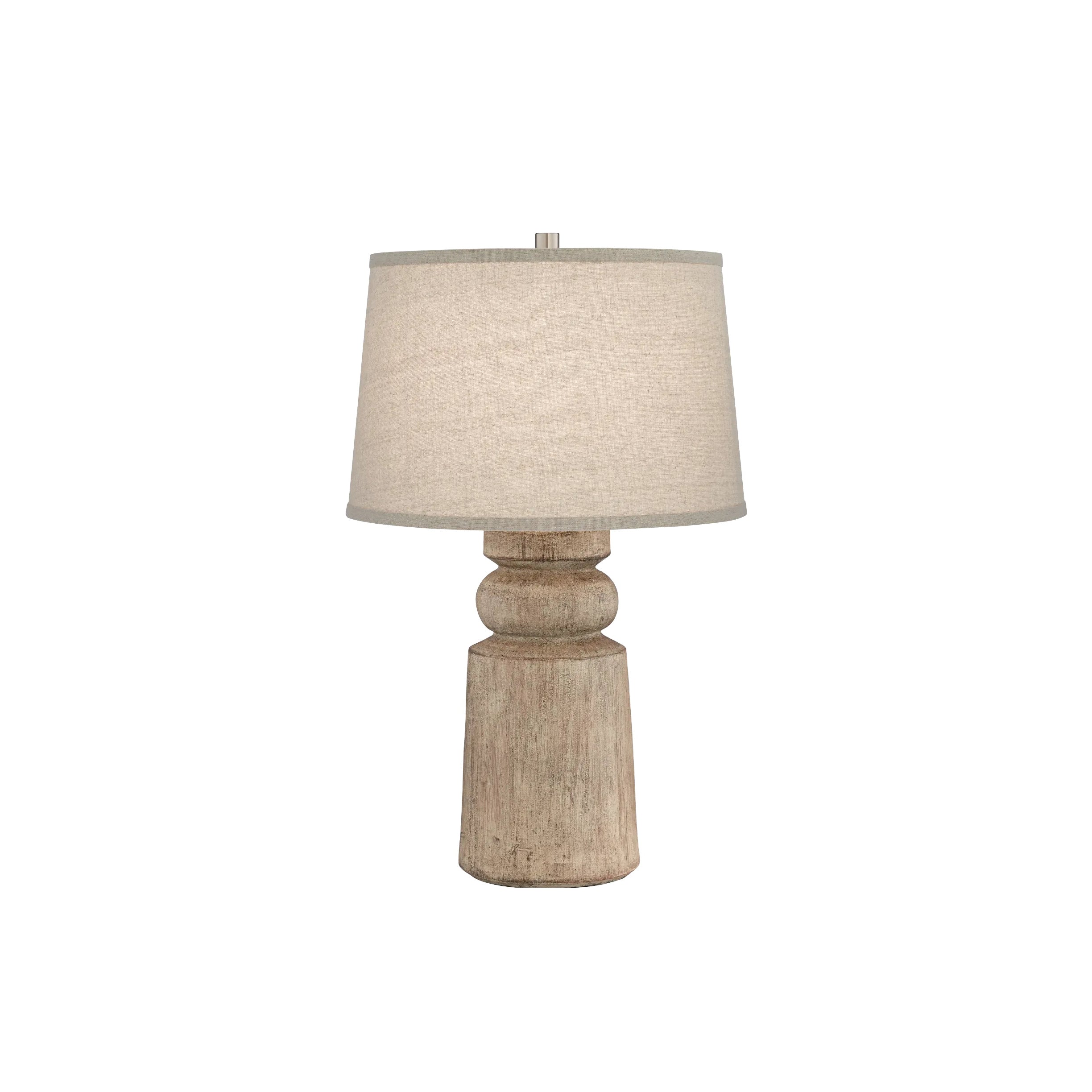 Totem Natural Wood Table Lamp