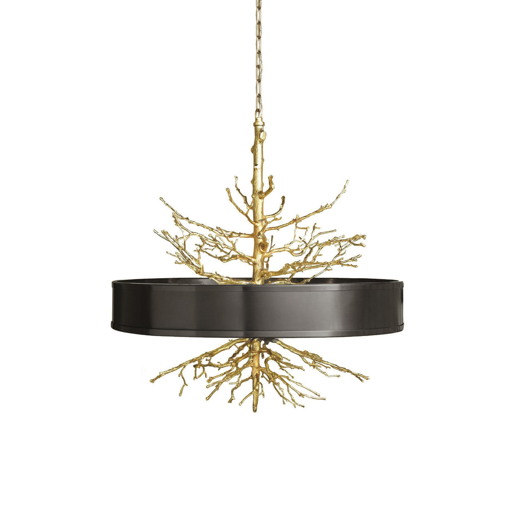 Twig Brass Chandelier