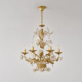 White Rose Crystal Chandelier