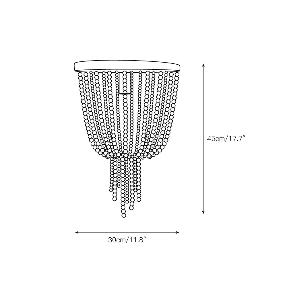 Angie Beaded Ceiling Lamp
